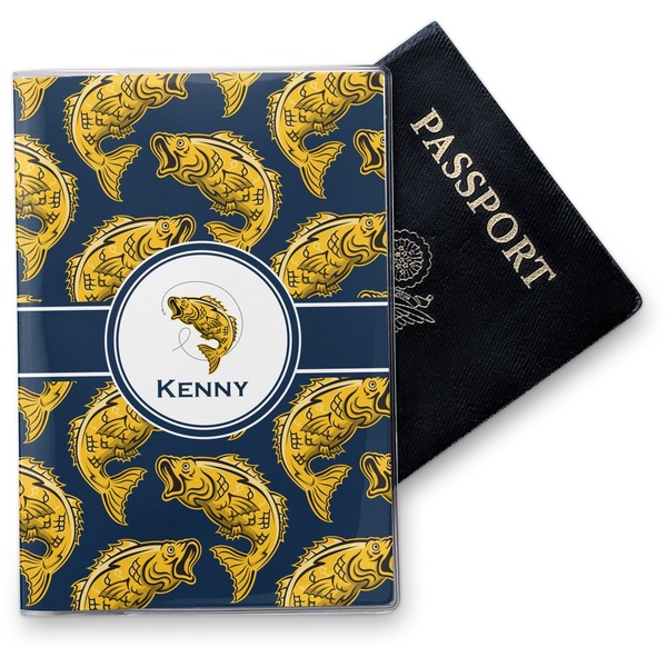 Custom Fish Vinyl Passport Holder (Personalized)