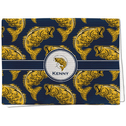 Fish Kitchen Towel - Waffle Weave (Personalized)