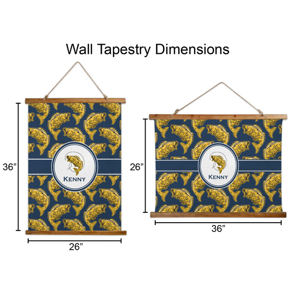 Fish Wall Hanging Tapestries - Parent/Sizing