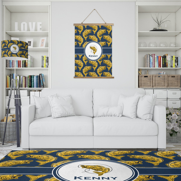 Fish Wall Hanging Tapestry - Portrait - IN CONTEXT
