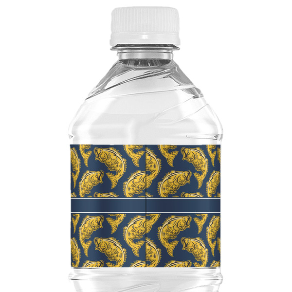 Fish Water Bottle Label - Back View