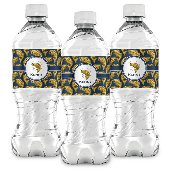 Fish Water Bottle Labels - Front View