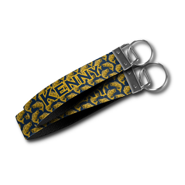 Fish Webbing Keychain FOBs - Size Comparison