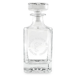 Fish Whiskey Decanter - 26 oz Square (Personalized)