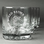 Fish Whiskey Glasses (Set of 4) (Personalized)