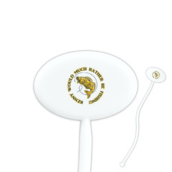 Fish Oval Plastic Stir Sticks (Personalized)