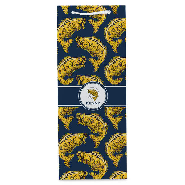 Fish Wine Gift Bag - Gloss - Front