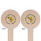 Fish Wooden 6" Food Pick - Round - Double Sided - Front & Back