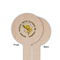 Fish Wooden 6" Food Pick - Round - Single Sided - Front & Back