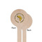 Fish Wooden 7.5" Stir Stick - Round - Single Sided - Front & Back