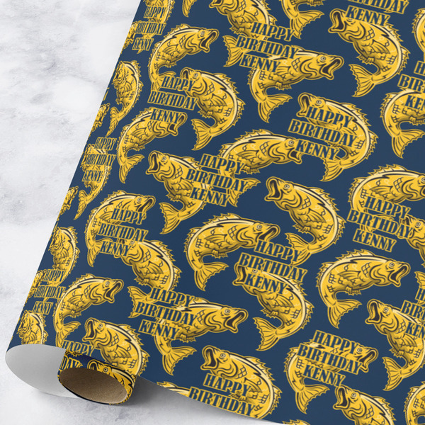 Custom Fish Wrapping Paper Roll - Large (Personalized)