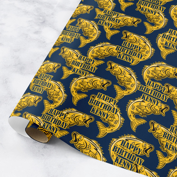 Custom Fish Wrapping Paper Roll - Small (Personalized)