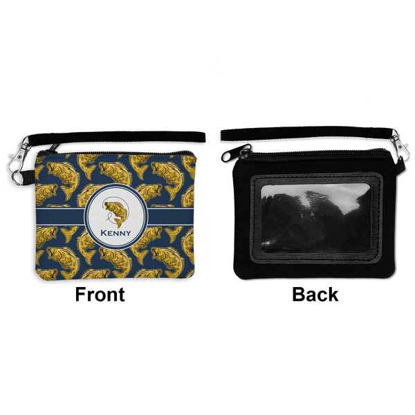 Fish Wristlet ID Cases - Front & Back