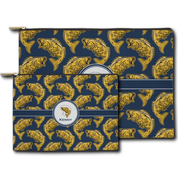 Fish Zippered Pouches - Size Comparison