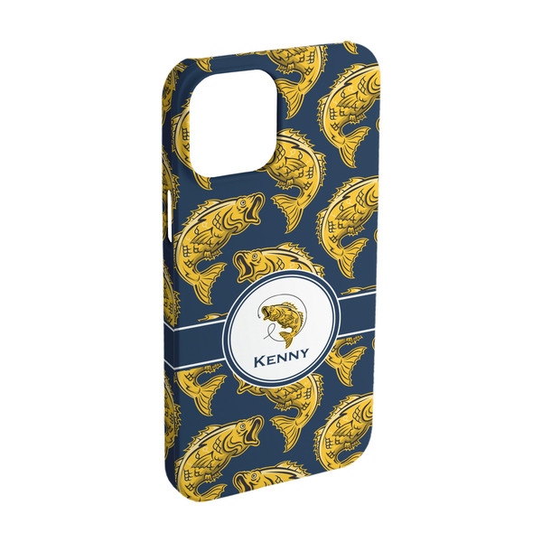 Custom Fish iPhone Case - Plastic - iPhone 15 (Personalized)