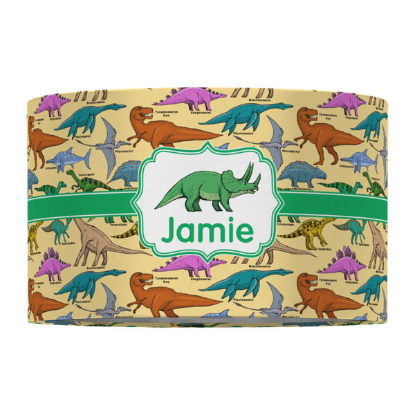 Dinosaurs 12" Drum Lampshade - FRONT (Fabric)