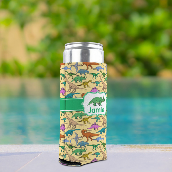 Dinosaurs Can Cooler - Tall 12oz - In Context
