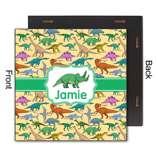 Dinosaurs 12x12 Wood Print - Front & Back View