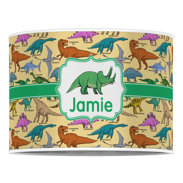 Dinosaurs 16" Drum Lampshade - FRONT (Poly Film)