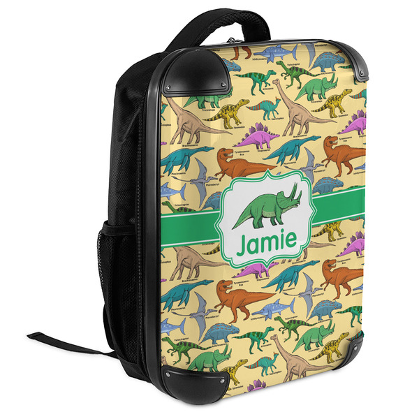 Dinosaurs 18" Hard Shell Backpacks - ANGLED VIEW