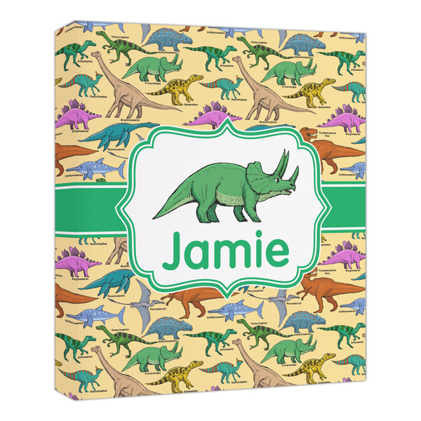 Custom Dinosaurs Canvas Print - 20x24 (Personalized)