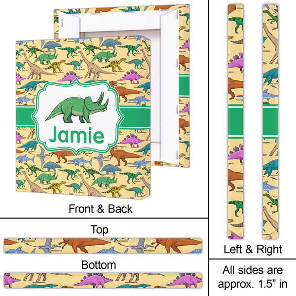 Dinosaurs 20x24 - Canvas Print - Approval