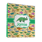 Dinosaurs 3 Ring Binder - Full Wrap - 1" (Personalized)