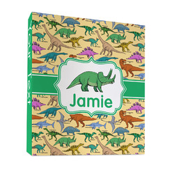 Dinosaurs 3 Ring Binder - Full Wrap - 1" (Personalized)