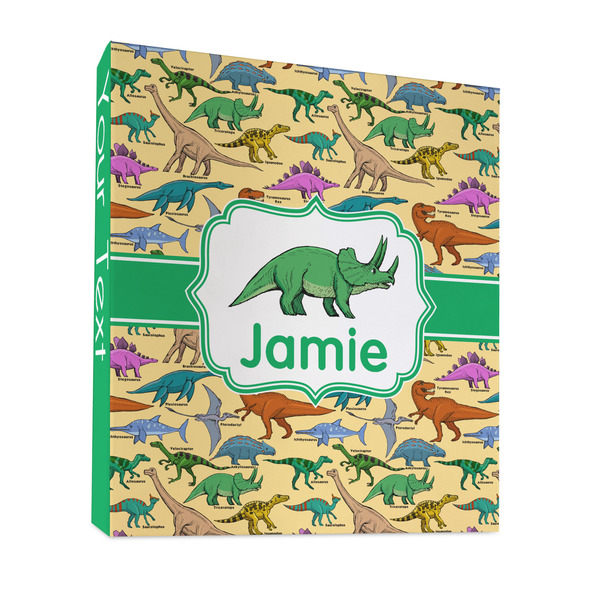 Custom Dinosaurs 3 Ring Binder - Full Wrap - 1" (Personalized)