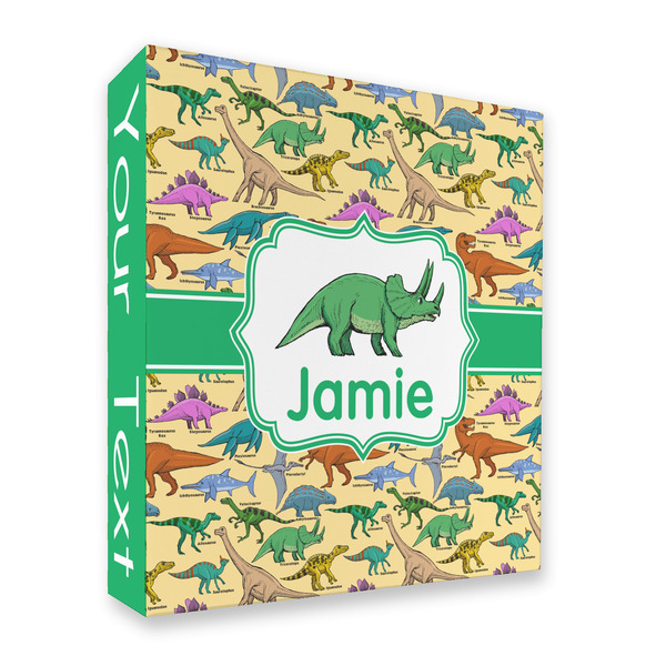 Custom Dinosaurs 3 Ring Binder - Full Wrap - 2" (Personalized)
