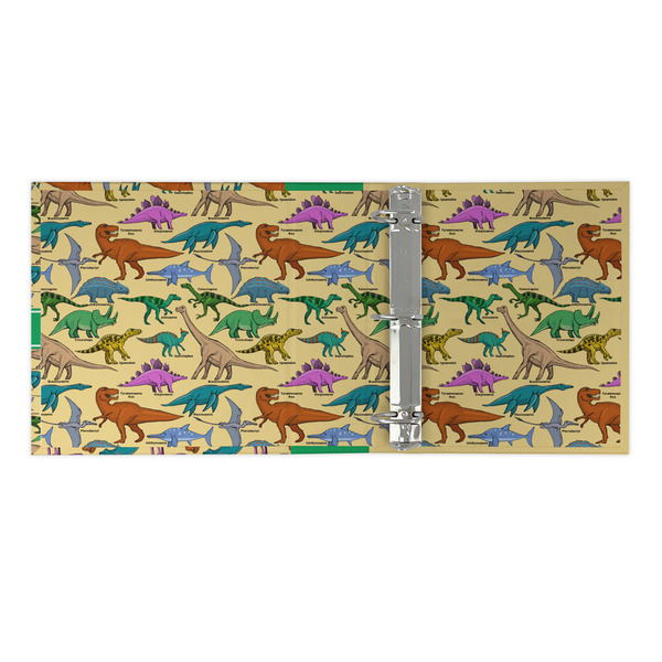 Dinosaurs 3 Ring Binders - Full Wrap - 2" - OPEN INSIDE