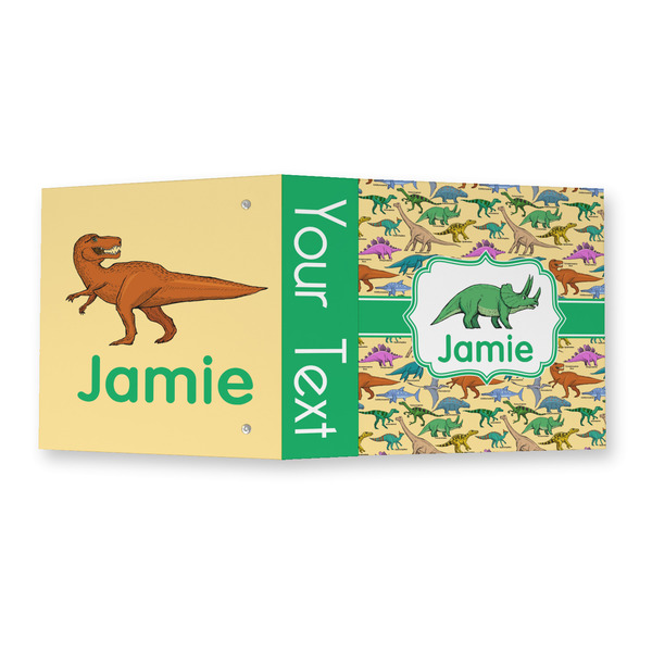 Dinosaurs 3 Ring Binders - Full Wrap - 2" - OPEN OUTSIDE