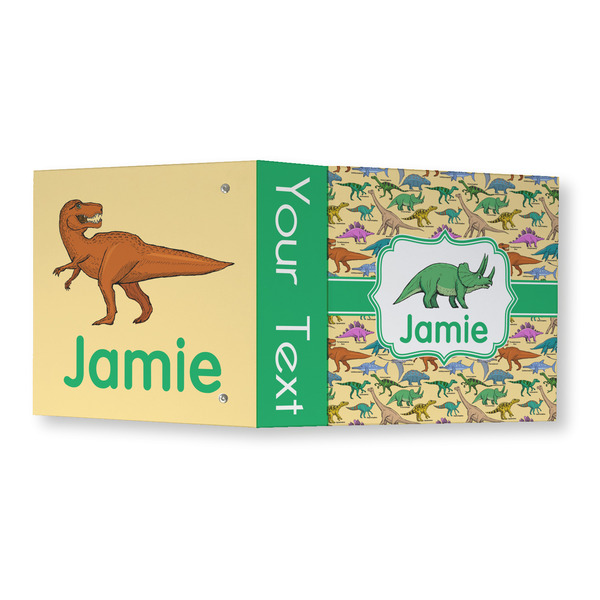 Dinosaurs 3 Ring Binders - Full Wrap - 3" - OPEN OUTSIDE