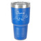 Dinosaurs 30 oz Stainless Steel Ringneck Tumbler - Blue - Front