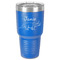 Dinosaurs 30 oz Stainless Steel Tumbler - Royal Blue - Single-Sided (Personalized)