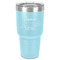 Dinosaurs 30 oz Stainless Steel Ringneck Tumbler - Teal - Front