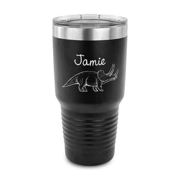 Custom Dinosaurs 30 oz Stainless Steel Tumbler (Personalized)