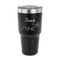 Dinosaurs 30 oz Stainless Steel Ringneck Tumblers - Black - FRONT