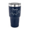 Dinosaurs 30 oz Stainless Steel Ringneck Tumblers - Navy - FRONT