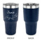 Dinosaurs 30 oz Stainless Steel Ringneck Tumblers - Navy - Single Sided - APPROVAL
