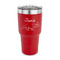 Dinosaurs 30 oz Stainless Steel Ringneck Tumblers - Red - FRONT