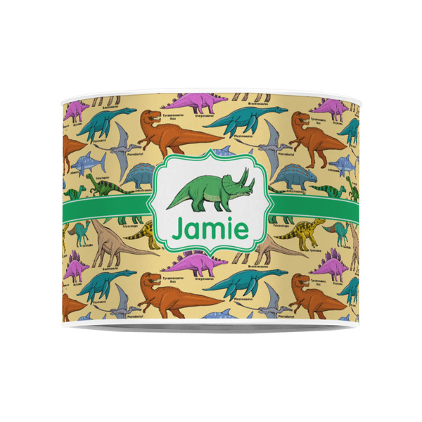 Dinosaurs 8" Drum Lampshade - FRONT (Poly Film)