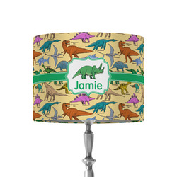 Dinosaurs 8" Drum Lamp Shade - Fabric (Personalized)
