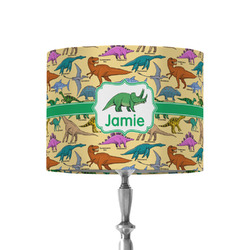 Dinosaurs 8" Drum Lamp Shade - Fabric (Personalized)