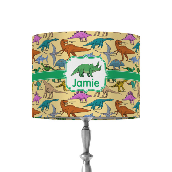 Custom Dinosaurs 8" Drum Lamp Shade - Fabric (Personalized)