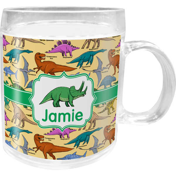 Custom Dinosaurs Acrylic Kids Mug (Personalized)