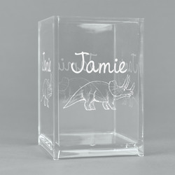 Dinosaurs Acrylic Pen Holder (Personalized)