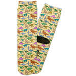 Dinosaurs Adult Crew Socks (Personalized)