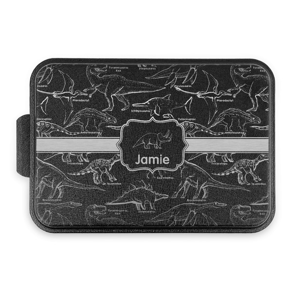 Custom Dinosaurs Aluminum Baking Pan with Black Lid (Personalized)