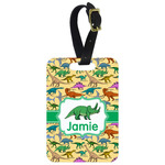 Dinosaurs Metal Luggage Tag w/ Name or Text